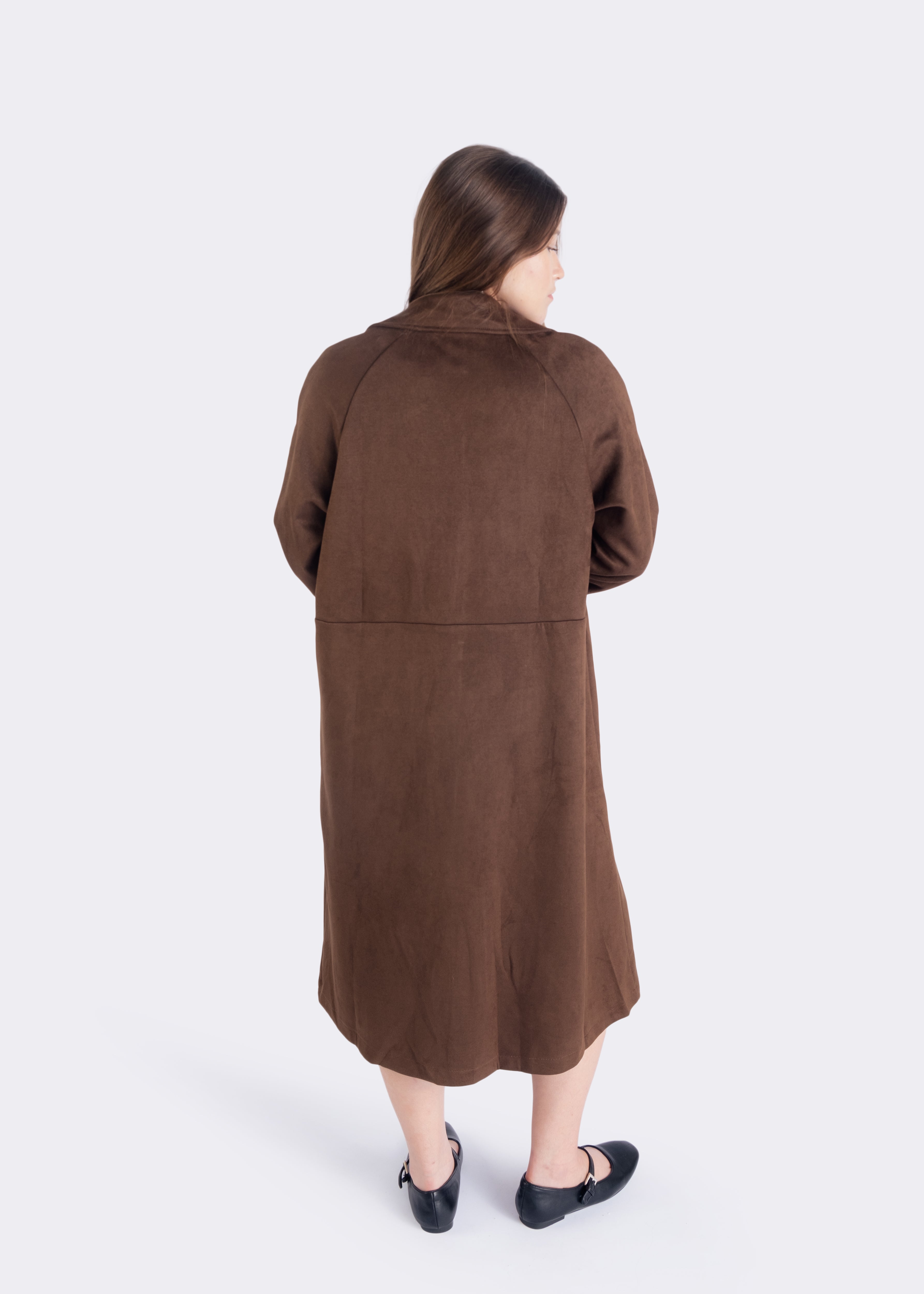 Aubrey Patch Pockets Duster Coat