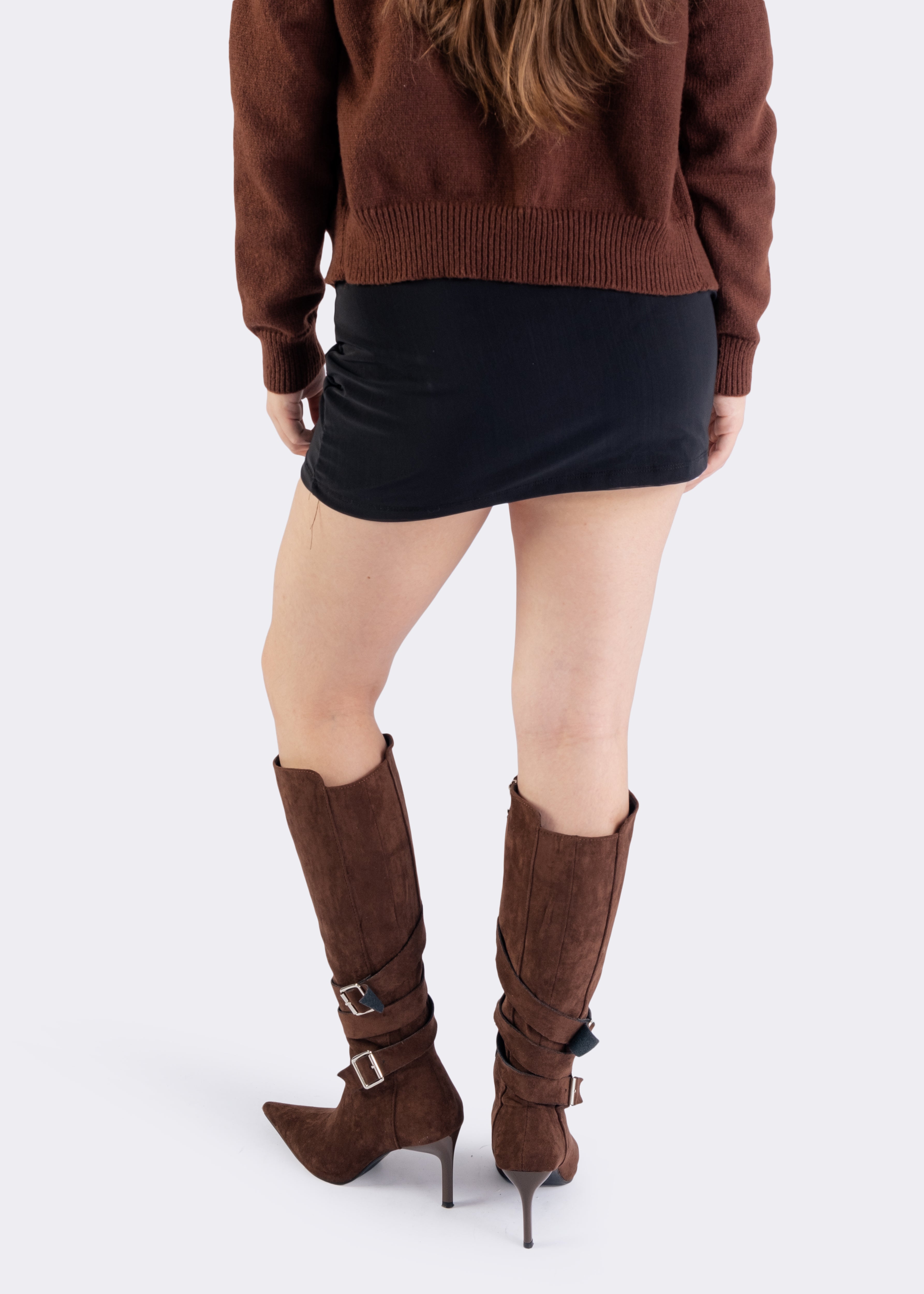 Elara Suede Knee-High Boots