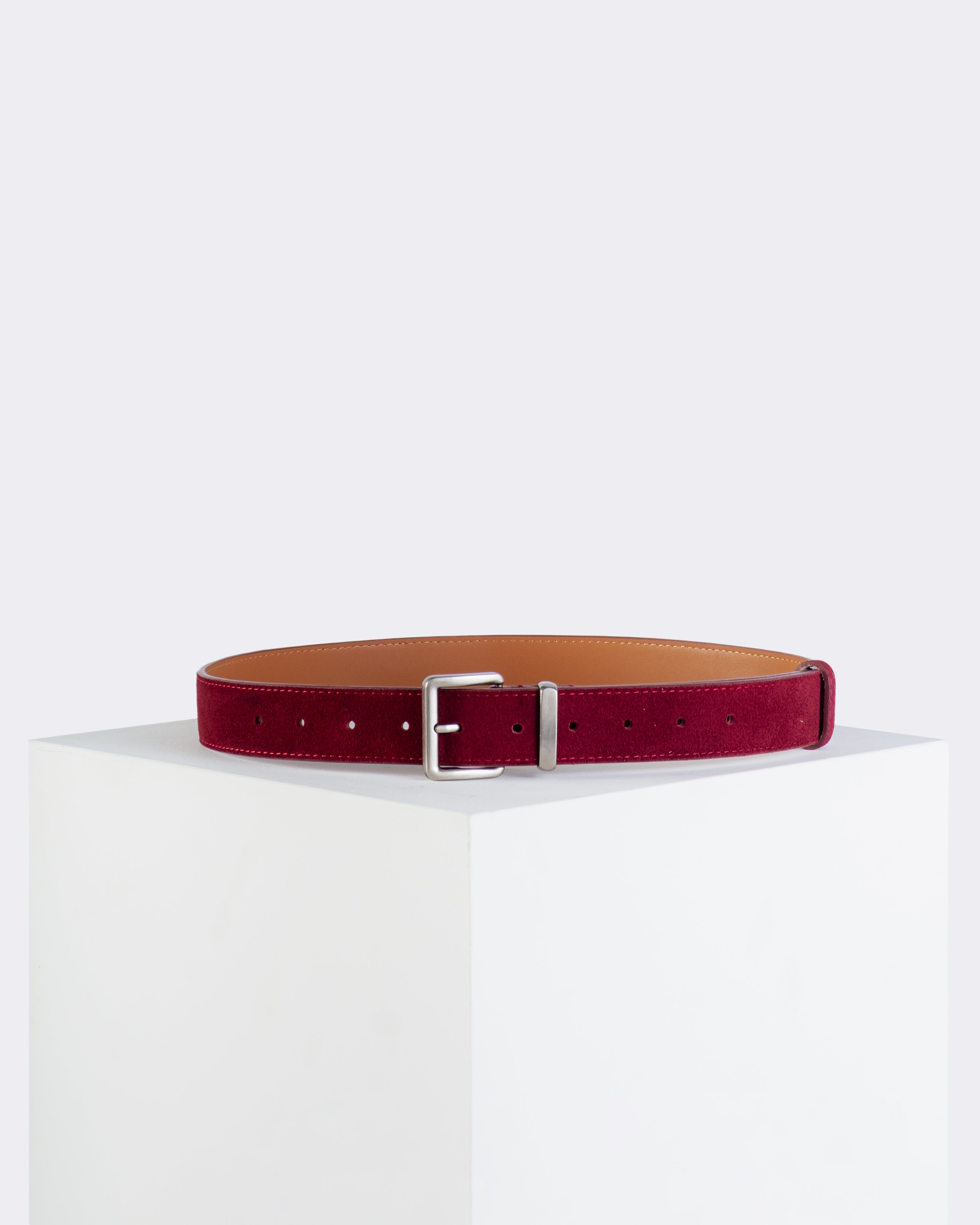 Scarlet Suede Dress Belt