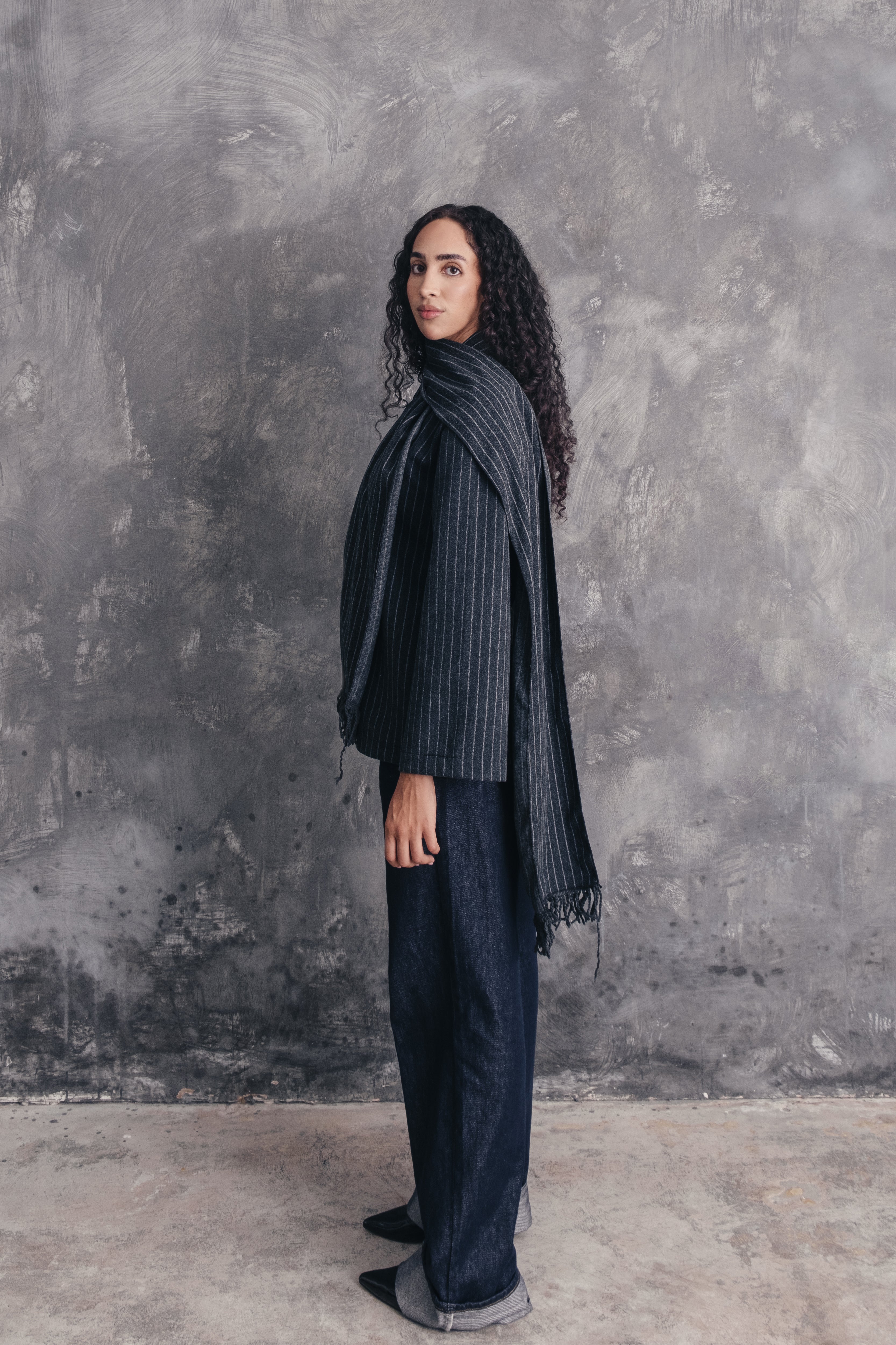 Vesper Pinstriped Coat