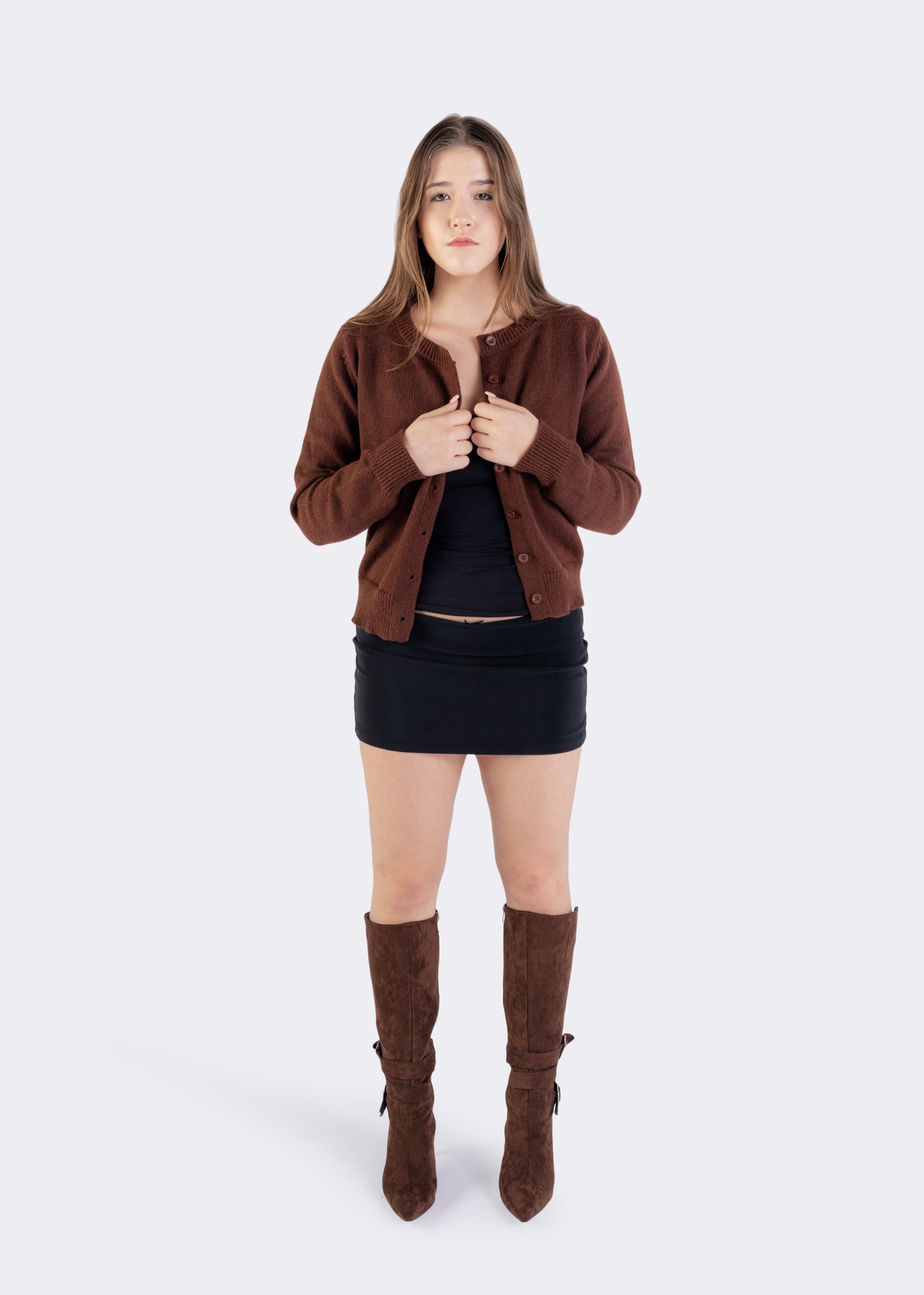 Elara Suede Knee-High Boots