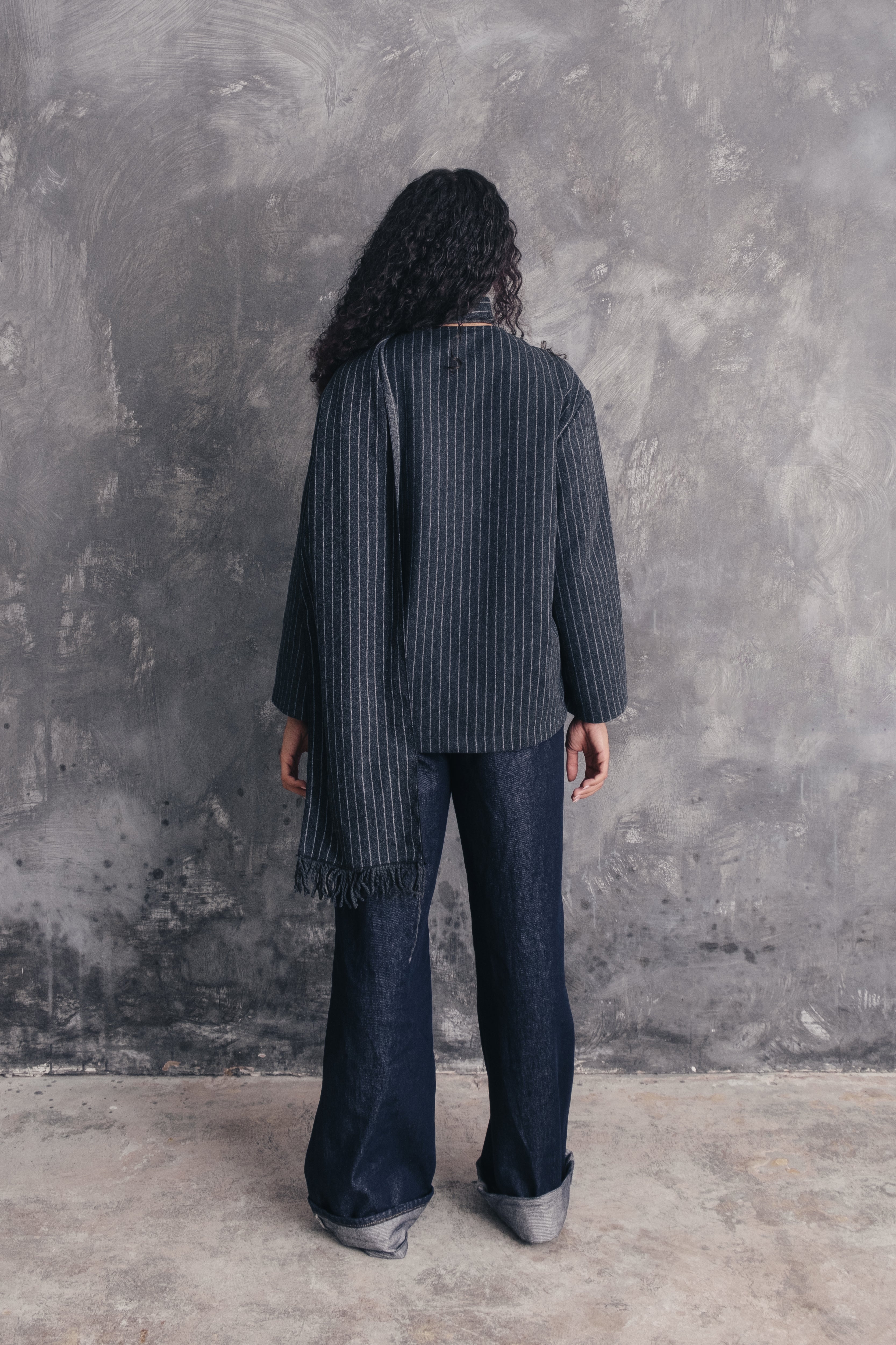 Vesper Pinstriped Coat