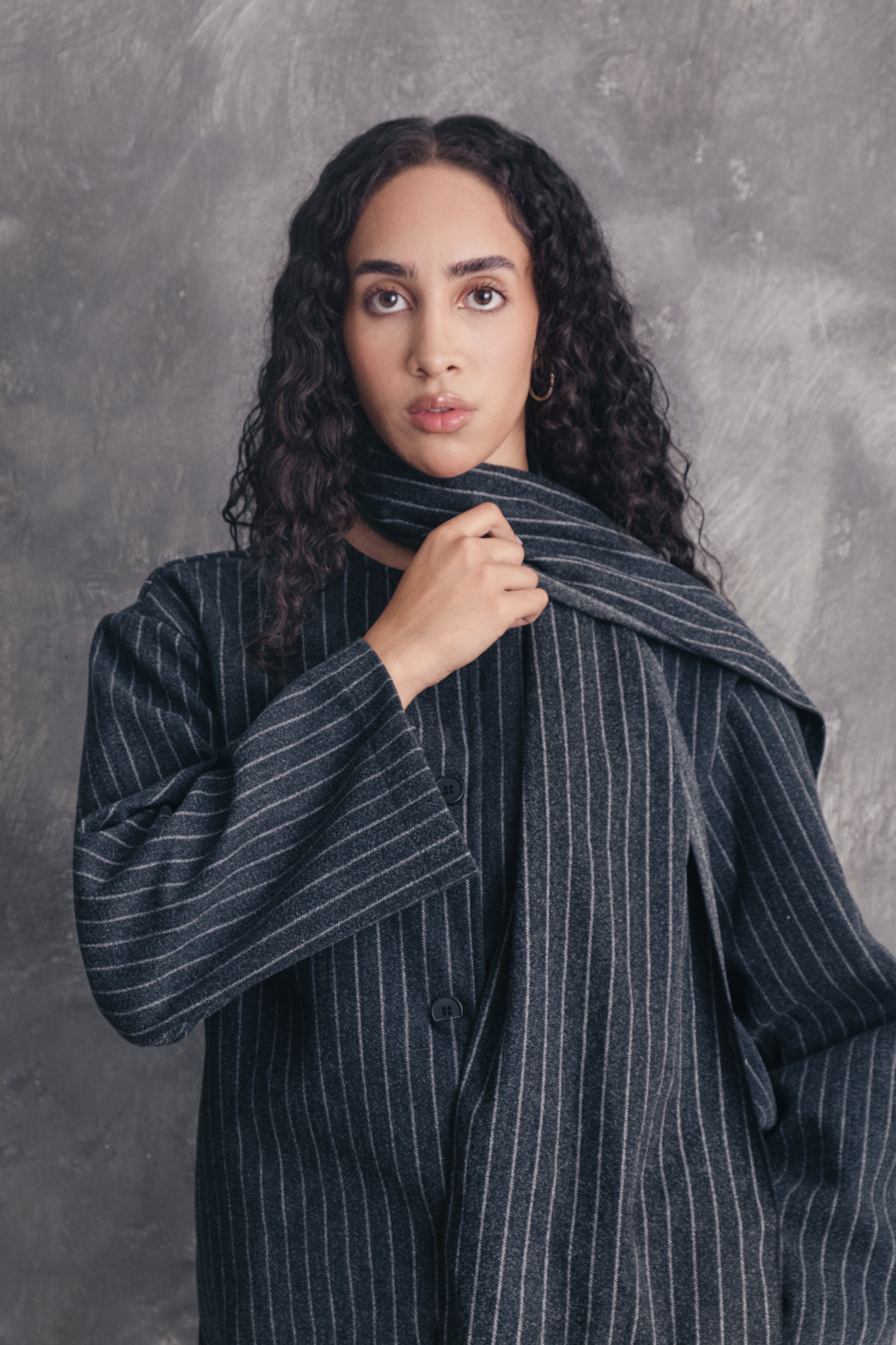 Vesper Pinstriped Coat