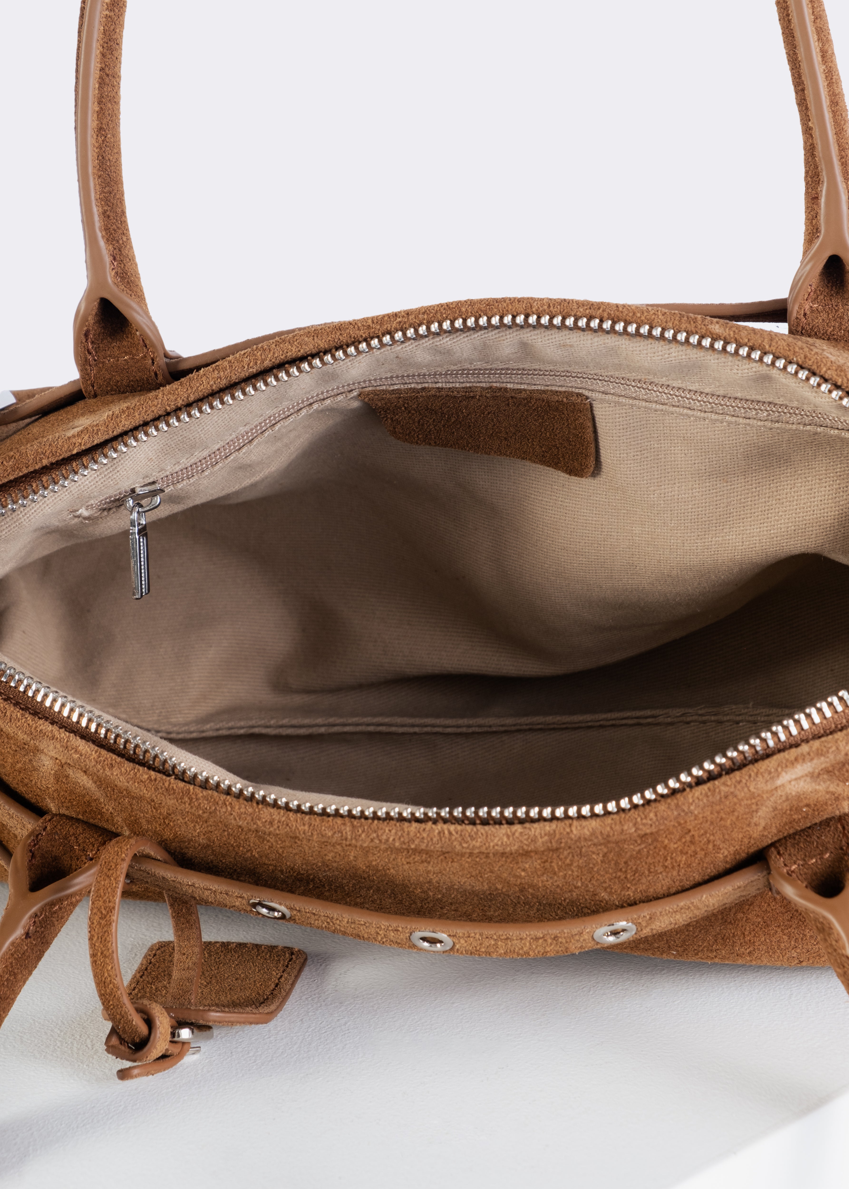 Celeste Suede Barrel Bag