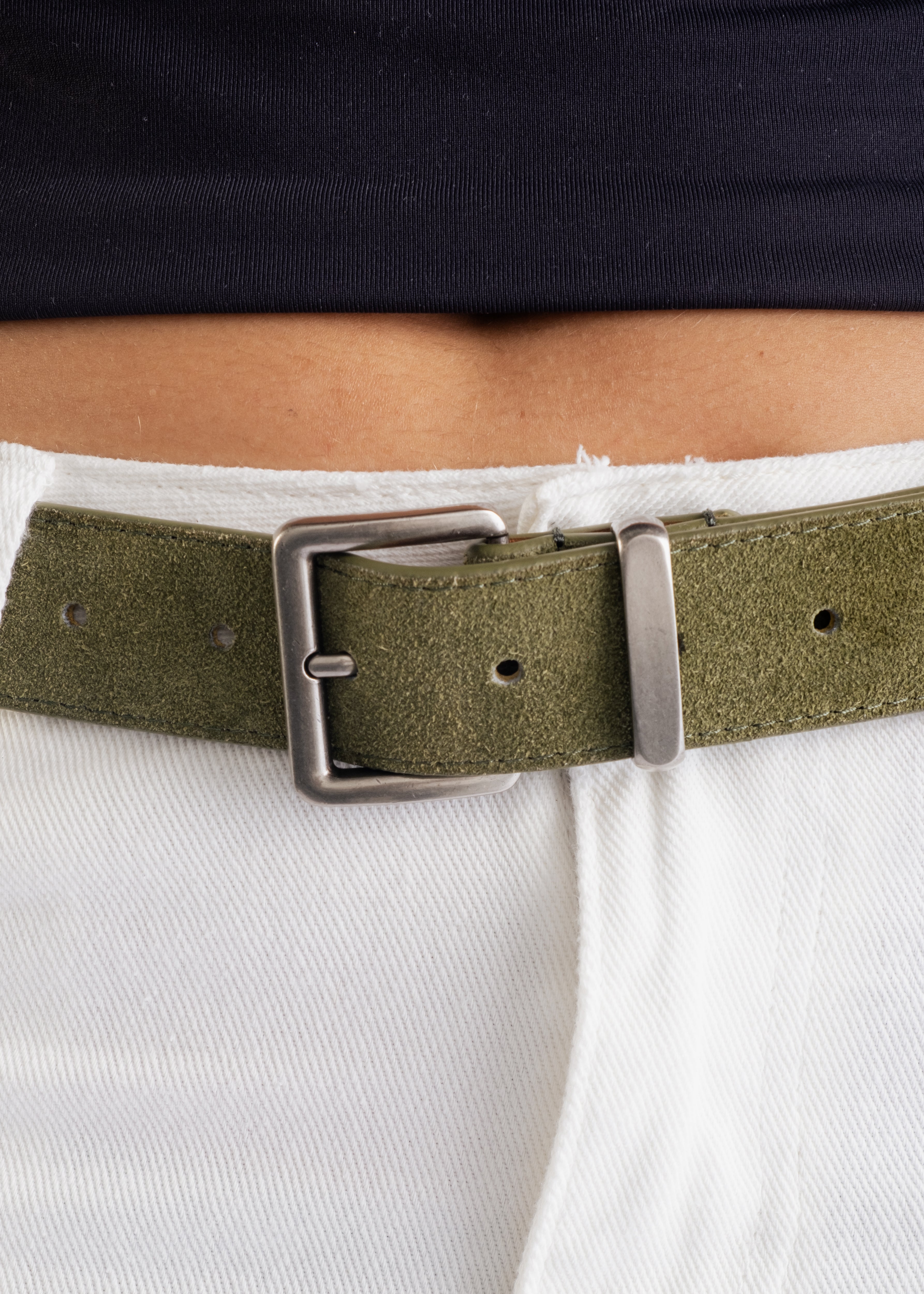 Scarlet Suede Dress Belt