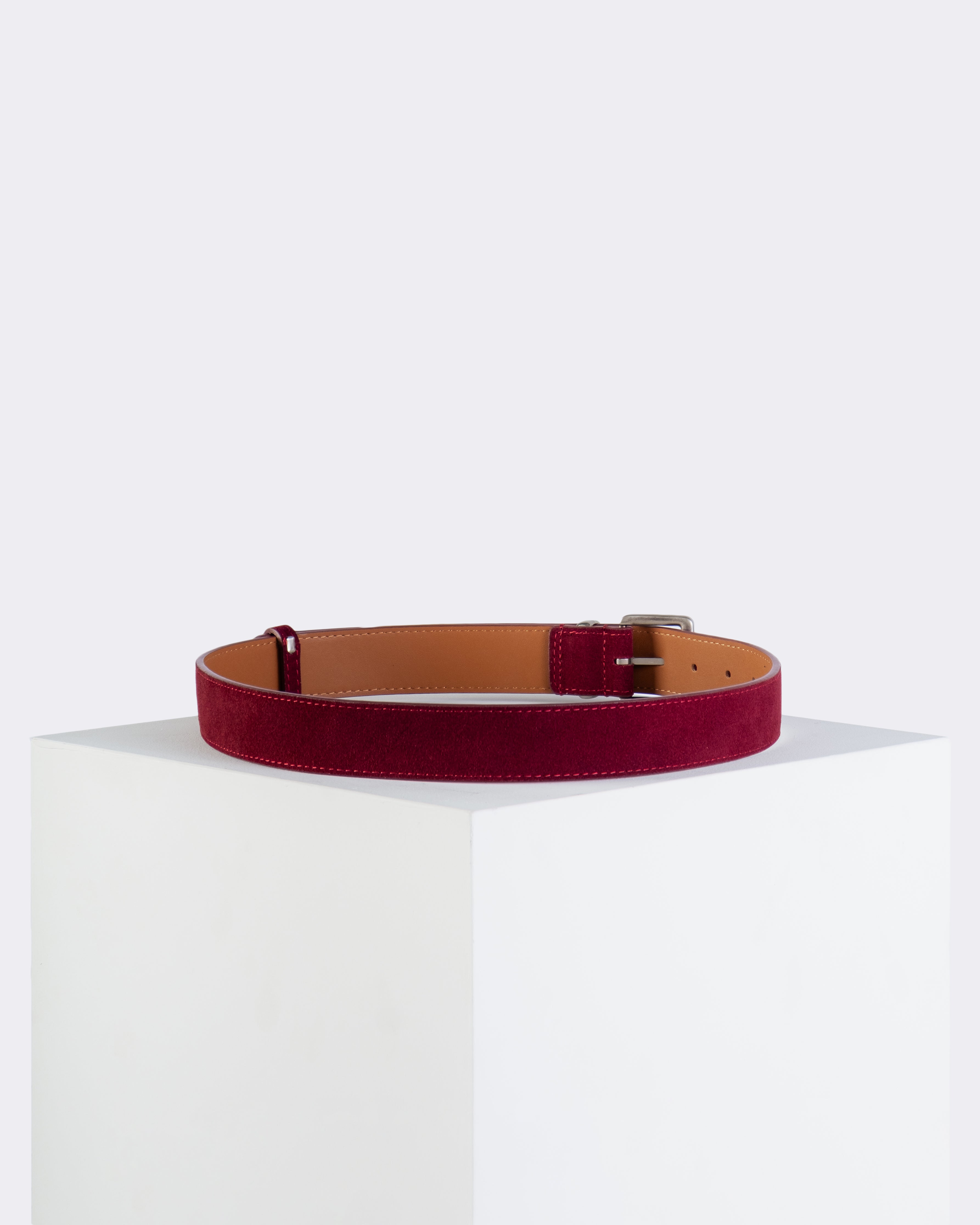 Scarlet Suede Dress Belt